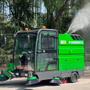 全封闭驾驶式电动清扫车 清扫宽度可调 2350mm 市政道路多功能扫地车