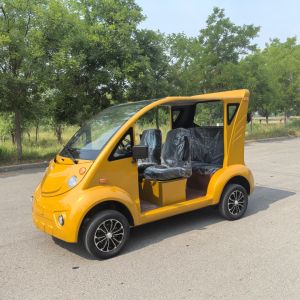 双排 5 座敞开式电动观光车 景区园区物业电动巡逻代步电瓶车 可定制配色